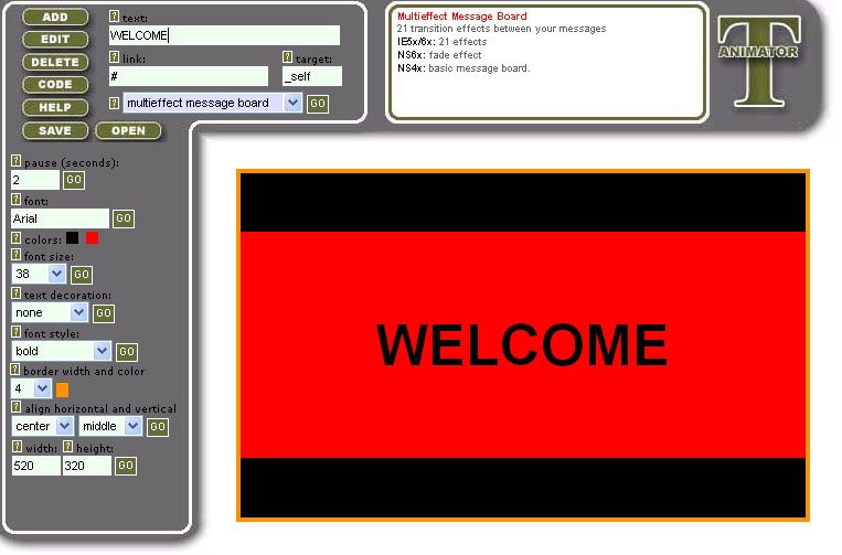 Text Animator Demo Screenshot